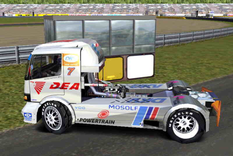 Truck mit BBS-Felgen u. Metzeler-Reifen